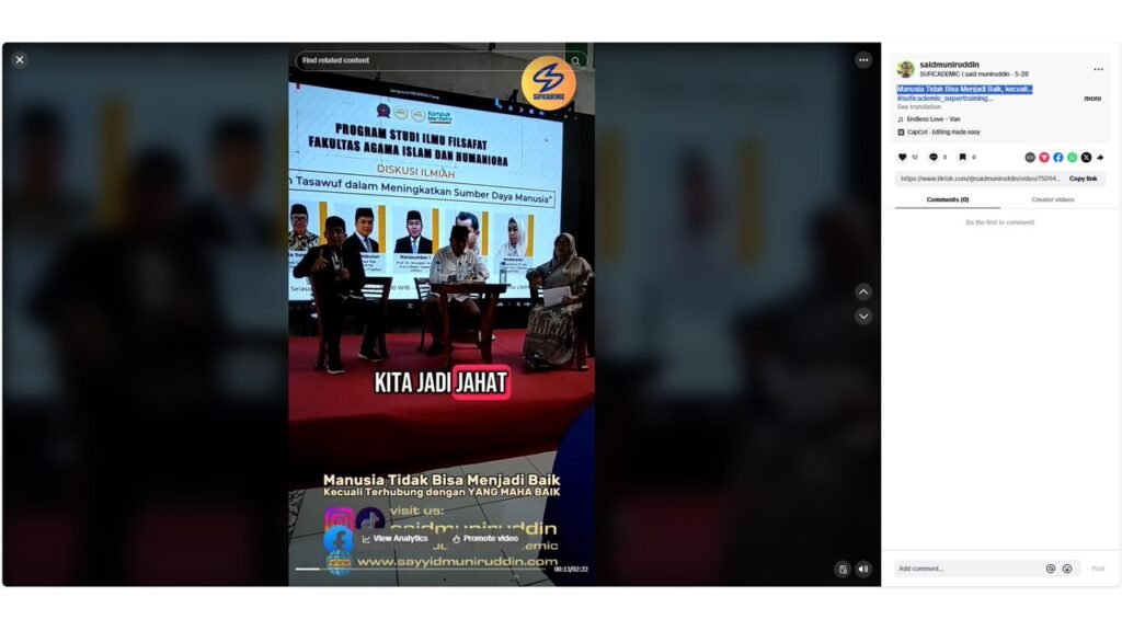 Manusia Tidak Bisa Menjadi Baik, Kecuali…
