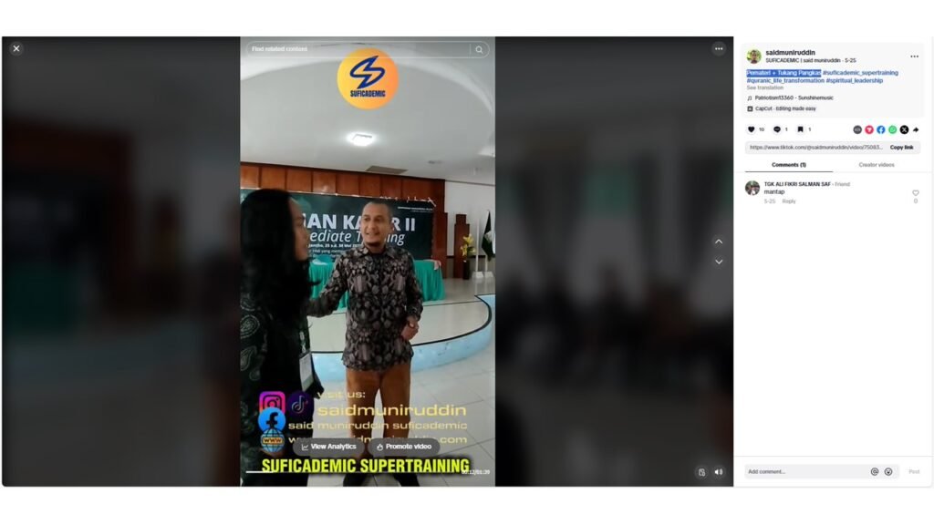 Pemateri + Tukang Pangkas
