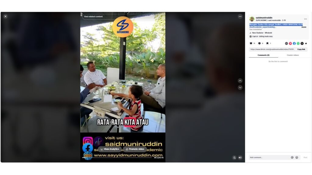 Mungkin Syukur kita sangat Sedikit