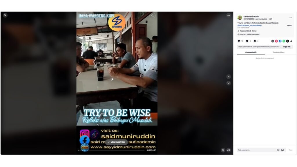 “Try to be Wise”, Refleksi atas Berbagai Masalah
