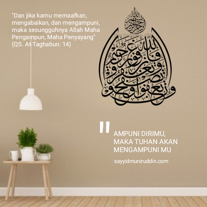 AMPUNI DIRIMU, MAKA TUHAN AKAN MENGAMPUNIMU